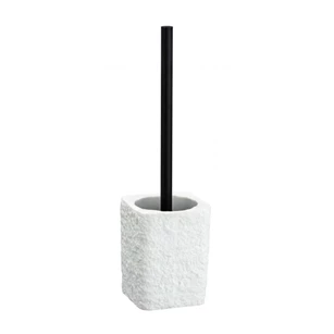 24196100 villata toiletborstelhouder wit polyresine natuursteenlook wenko schuin