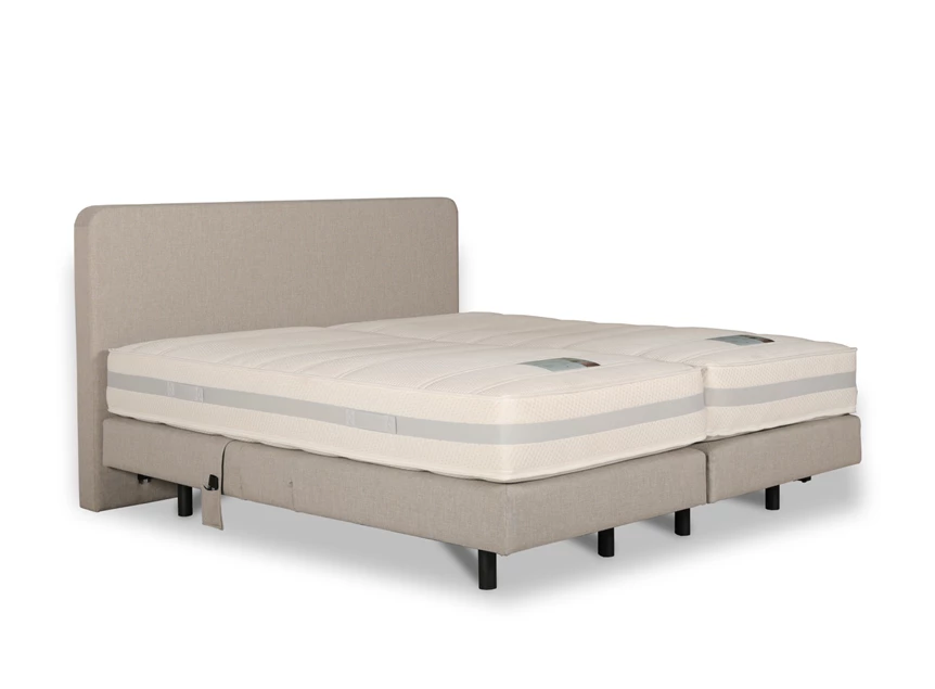 Boxspring My Nox combi sunchro 2 roma in mango 19101 viscospring schuin aanzicht gewoon