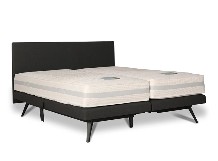 My Nox Stretto SY2 duo Hoofbord Torino poot celeste metaal zwart 22cm schuin