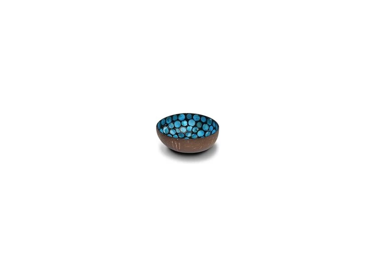 Cocosbowl Noya- Turquoise pearl- 14cm- 5956022