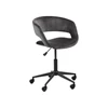 Bureaustoel Grace grijze stof 85889 schuin vooraanzicht actona