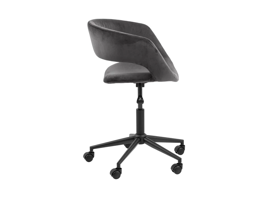 Bureaustoel Grace grijze stof 85889 zijaanzicht actona