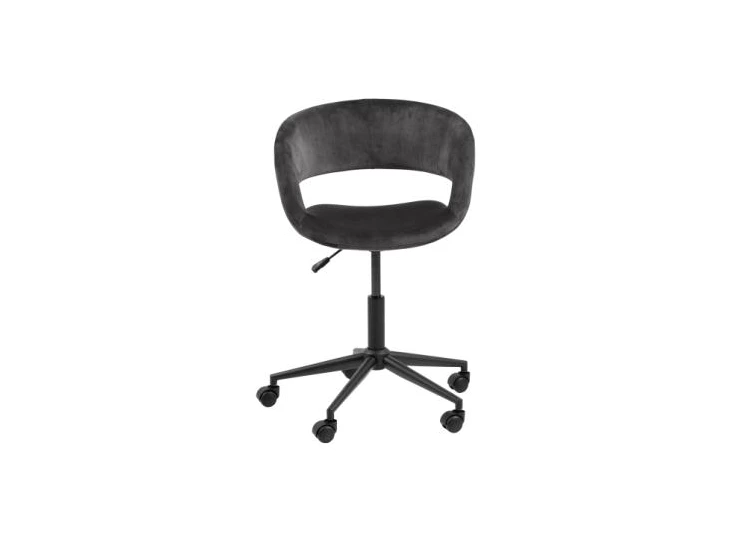 Bureaustoel Grace grijze stof 85889 vooraanzicht actona