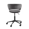 Bureaustoel Grace grijze stof 85889 achteraanzicht actona