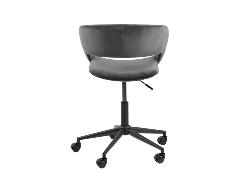 Bureaustoel Grace grijze stof 85889 achteraanzicht actona