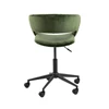 Bureaustoel Grace groene stof 85303 actona armleuning stof achteraanzicht
