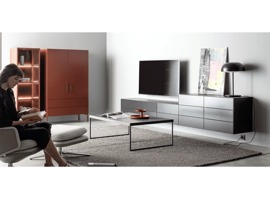Tv-kast Cubo opstelling 161 Contur Sudbrock modern design