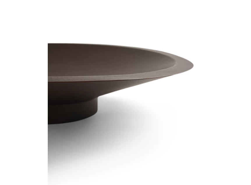 Zijkant Schaal Mahogany Satellite Dark Brown Bowl 29748 Ethnicraft