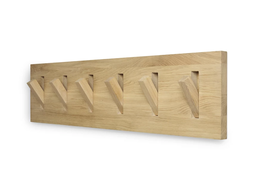 Zijkant Kapstok Oak Utilitile Wall Hanger 55102 Ethnicraft