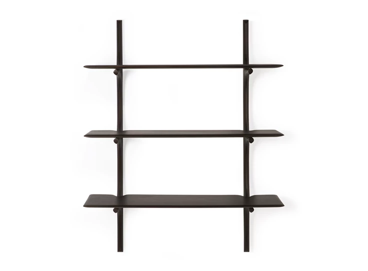 Wandrek Mahogany Pi Dark Brown Wall Shelf 29788 Ethnicraft
