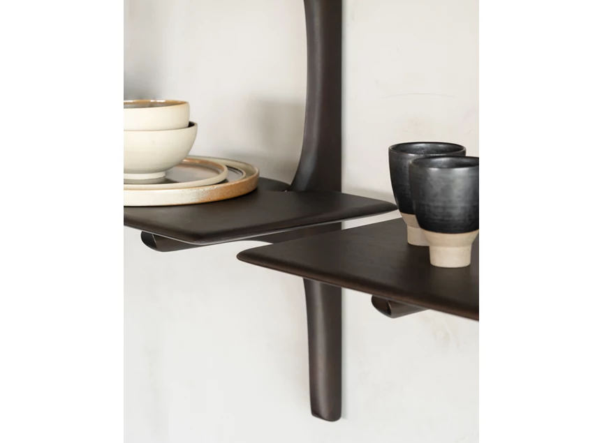 Detail Wandrek Mahogany Pi Dark Brown Wall Shelf 29788 Ethnicraft