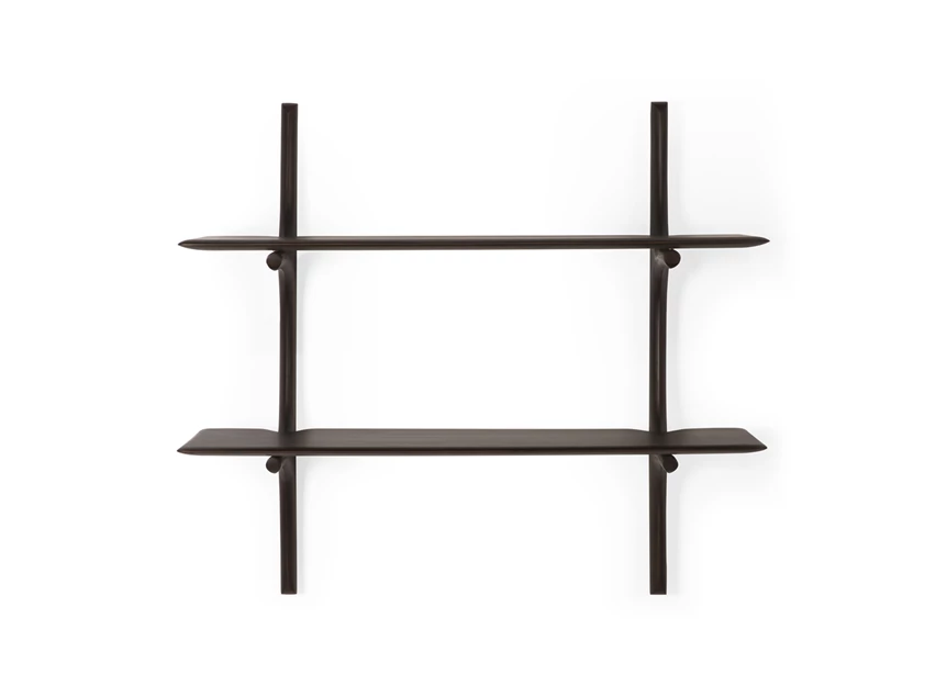 Wandrek Mahogany Pi Dark Brown Wall Shelf 29787 Ethnicraft