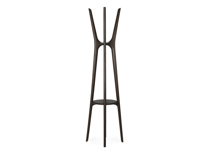 Zijkant Kapstok Mahogany Pi Coat Stand 29786 Ethnicraft