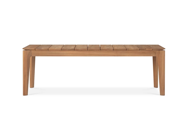 Front Eetkamerbank Teak Bok Outdoor Bench Frame 10205 Ethnicraft