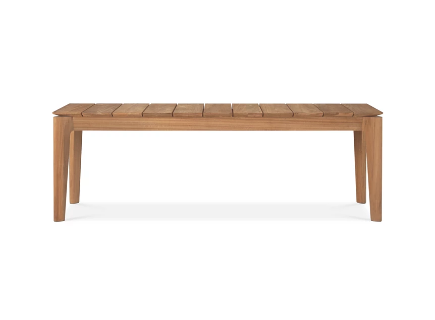Front Eetkamerbank Teak Bok Outdoor Bench Frame 10205 Ethnicraft