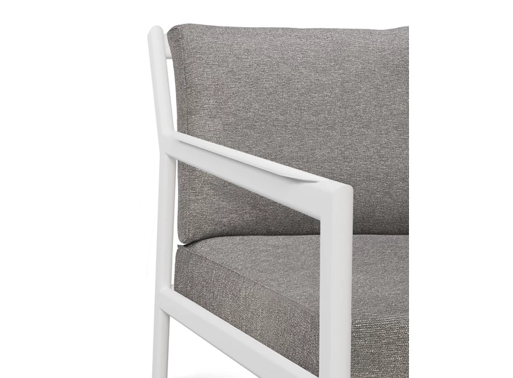 Armleuning Zitbank Jack Outdoor Sofa Aluminium White Mocha 60156 Ethnicraft