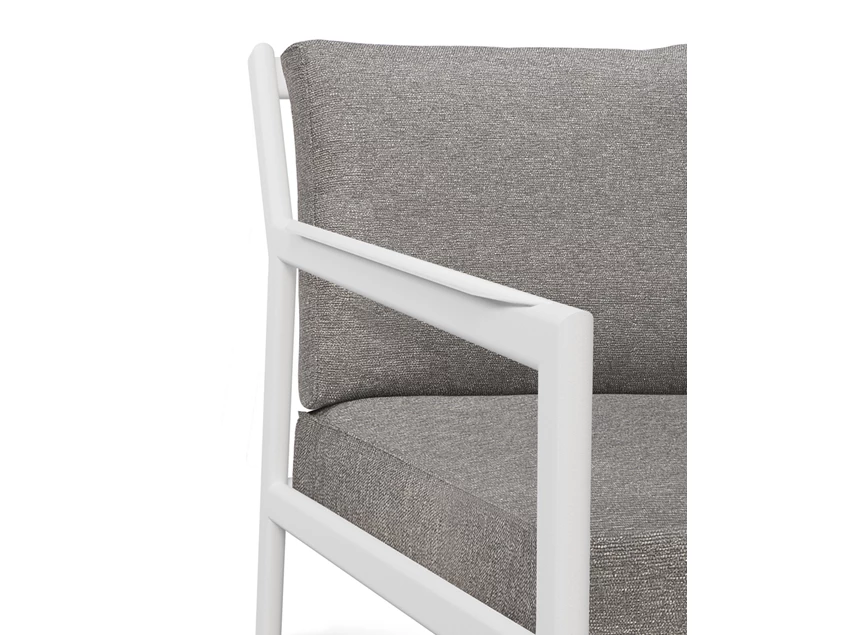 Armleuning Zitbank Jack Outdoor Sofa Aluminium White Mocha 60156 Ethnicraft