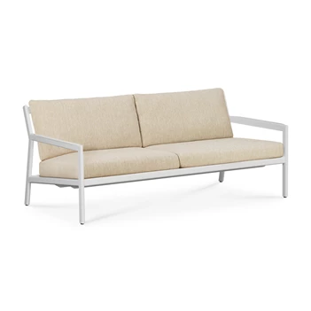 Zitbank Jack Outdoor Sofa Aluminium White Natural 60157 Ethnicraft
