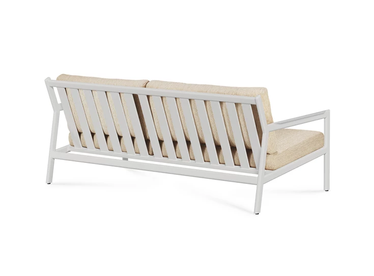 Achterkant Zitbank Jack Outdoor Sofa Aluminium White Natural 60157 Ethnicraft
