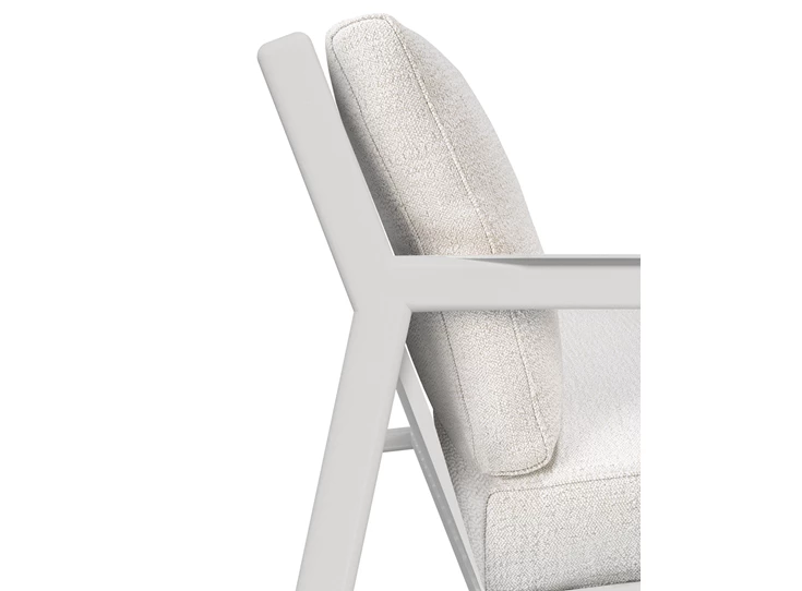 Zijkant Zitbank Jack Outdoor Sofa Aluminium White Off White 60155 Ethnicraft