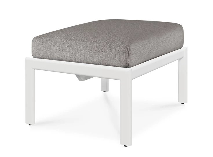 Voetensteun Jack Outdoor Footstool Aluminium White Mocha 60146 Ethnicraft