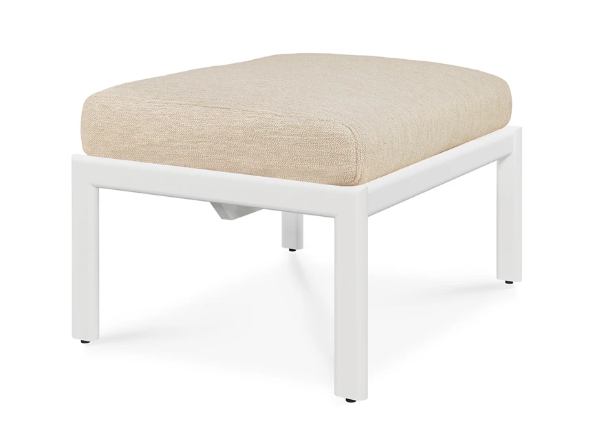 Voetensteun Jack Outdoor Footstool Aluminium White Natural 60147 Ethnicraft