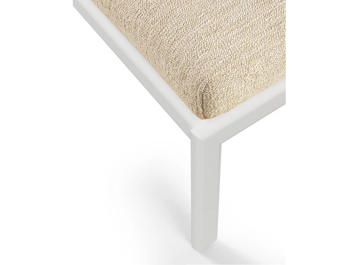 Detail Voetensteun Jack Outdoor Footstool Aluminium White Natural 60147 Ethnicraft