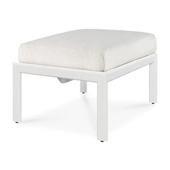 Voetensteun Jack Outdoor Footstool Aluminium White Off White 60145 Ethnicraft