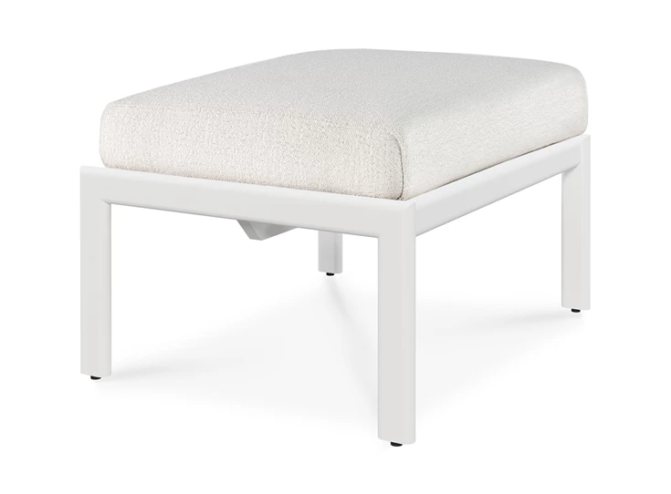 Voetensteun Jack Outdoor Footstool Aluminium White Off White 60145 Ethnicraft