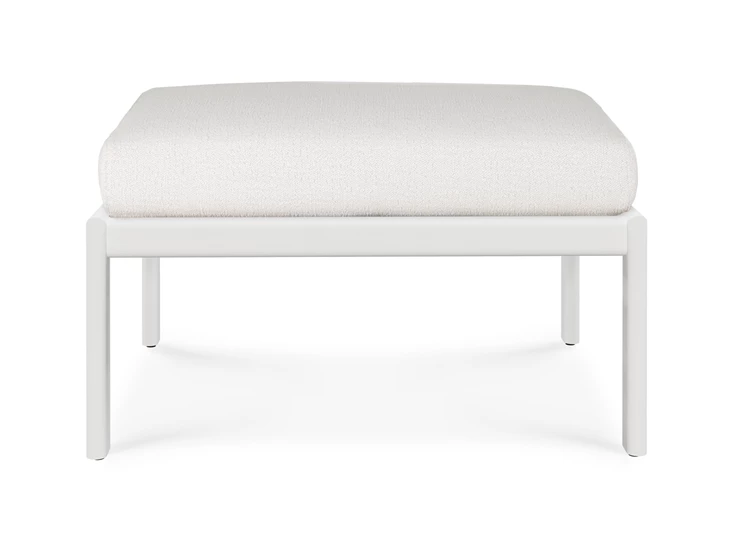 Front Voetensteun Jack Outdoor Footstool Aluminium White Off White 60145 Ethnicraft