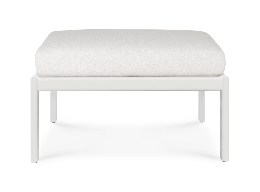 Front Voetensteun Jack Outdoor Footstool Aluminium White Off White 60145 Ethnicraft