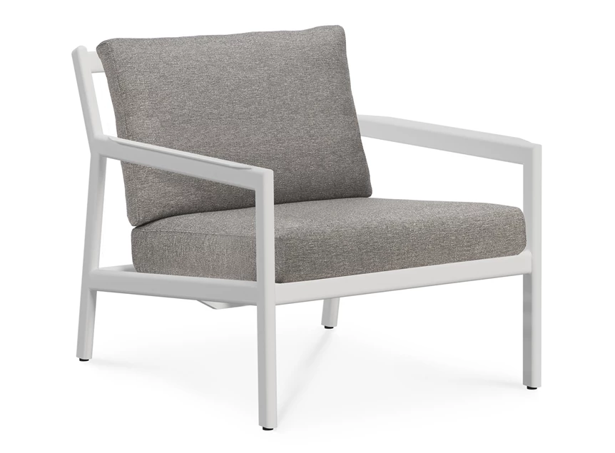 Bijzetzetel Jack Outdoor Lounge Chair Aluminium White Mocha 60151 Ethnicraft