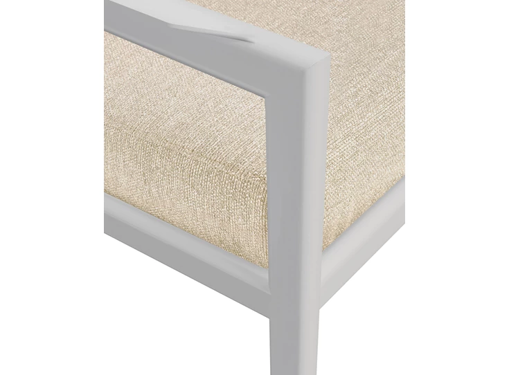 Detail Bijzetzetel Jack Outdoor Lounge Chair Aluminium White Natural 60152 Ethnicraft