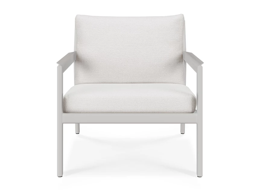 Front Bijzetzetel Jack Outdoor Lounge Chair Aluminium White Off White 60150 Ethnicraft