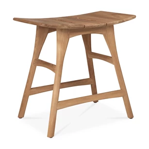 Krukje Teak Osso Outdoor Stool Frame 10288 Ethnicraft