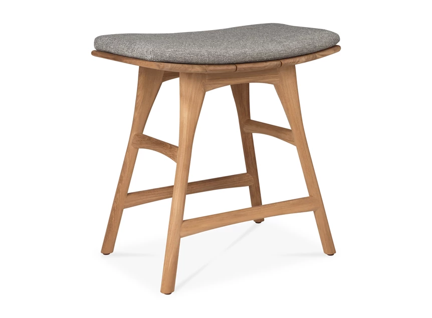 Krukje Teak Osso Outdoor Stool Mocha 10357 Ethnicraft