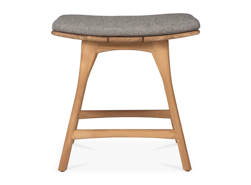 Front Krukje Teak Osso Outdoor Stool Mocha 10357 Ethnicraft