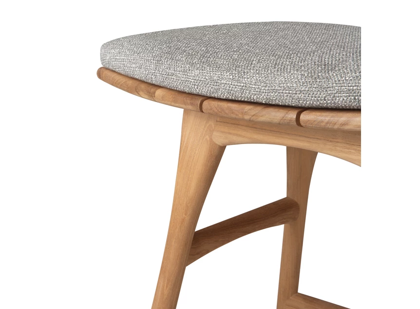 Detail Krukje Teak Osso Outdoor Stool Mocha 10357 Ethnicraft