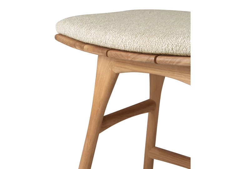 Detail Krukje Teak Osso Outdoor Stool Natural 10358 Ethnicraft