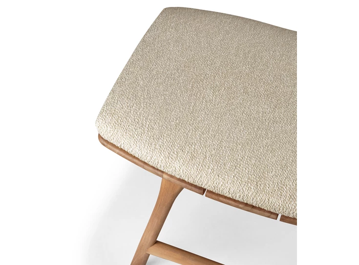 Bovenkant Krukje Teak Osso Outdoor Stool Natural 10358 Ethnicraft