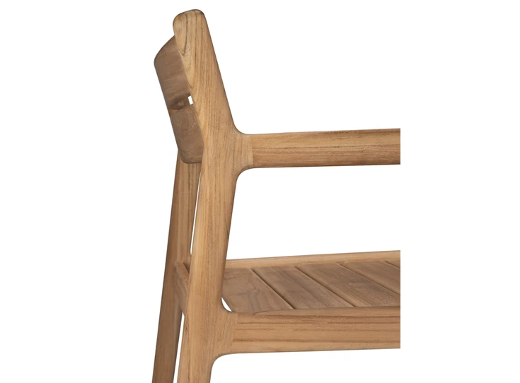 Detail Armstoel Teak Jack Outdoor Dining Chair Frame 10284 Ethnicraft