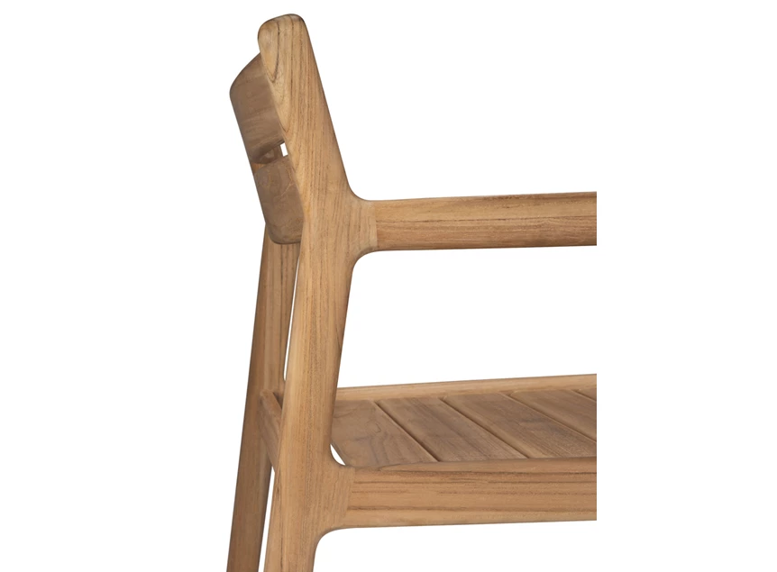 Detail Armstoel Teak Jack Outdoor Dining Chair Frame 10284 Ethnicraft