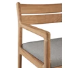Armleuning Armstoel Teak Jack Outdoor Dining Chair Mocha 10372 Ethnicraft