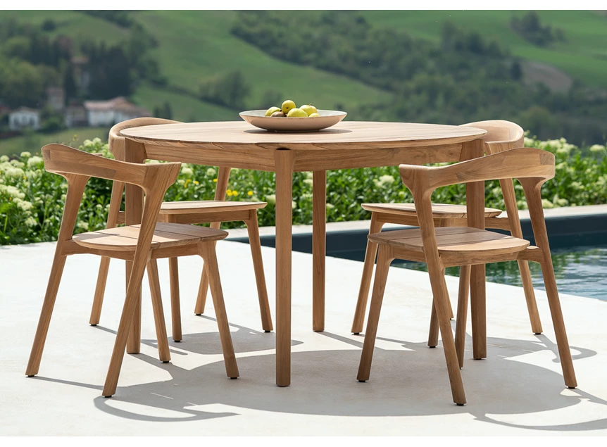 Sfeerfoto Eettafel Teak Bok Outdoor Dining Table 10298 Ethnicraft