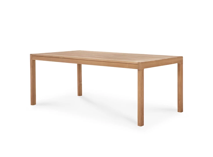 Zijkant Eettafel Teak Jack Outdoor Dining Table 10216 Ethnicraft