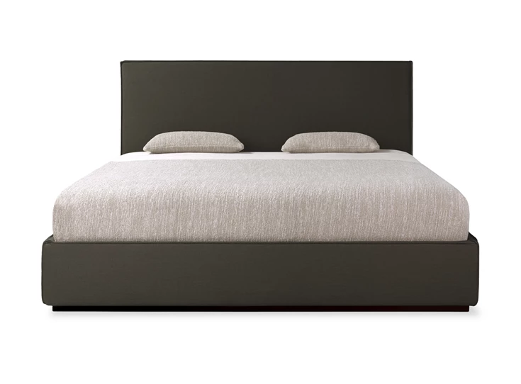 Front Bedkader Revive Bed Grey Linen 21603 Ethnicraft