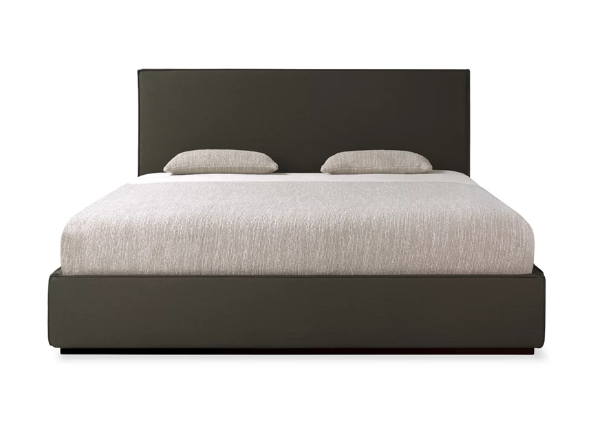 Front Bedkader Revive Bed Grey Linen 21603 Ethnicraft