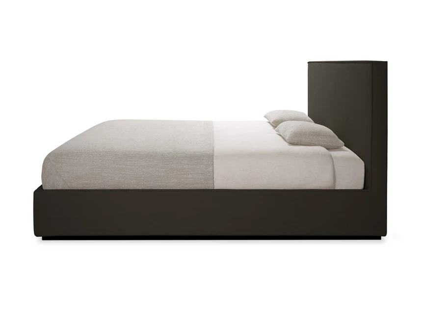 Zijkant Bedkader Revive Bed Grey Linen 21603 Ethnicraft