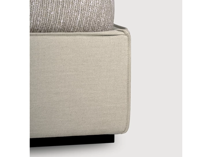 Detail Bedkader Revive Bed Sand Linen 21600 Ethnicraft