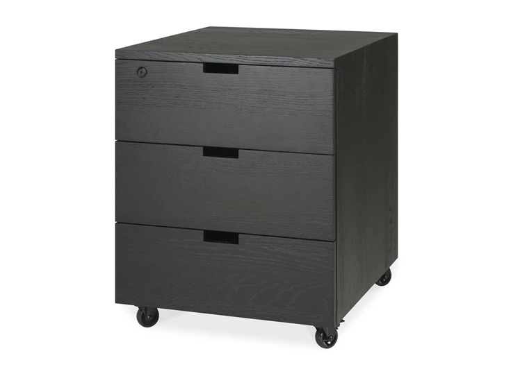 Ladekast Oak Billy Black Drawer Unit 50625 Ethnicraft